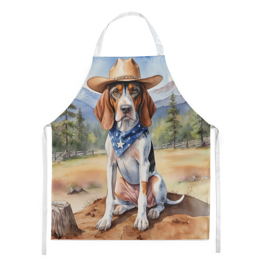 American English Coonhound Cowboy Welcome Apron