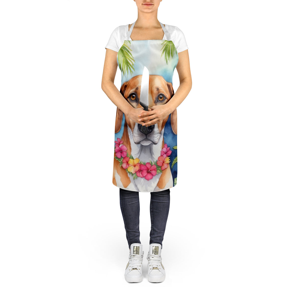 American Foxhound Luau Apron