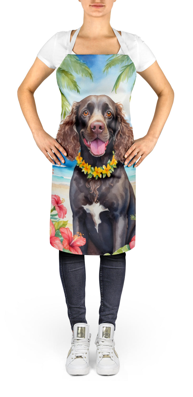 American Water Spaniel Luau Apron