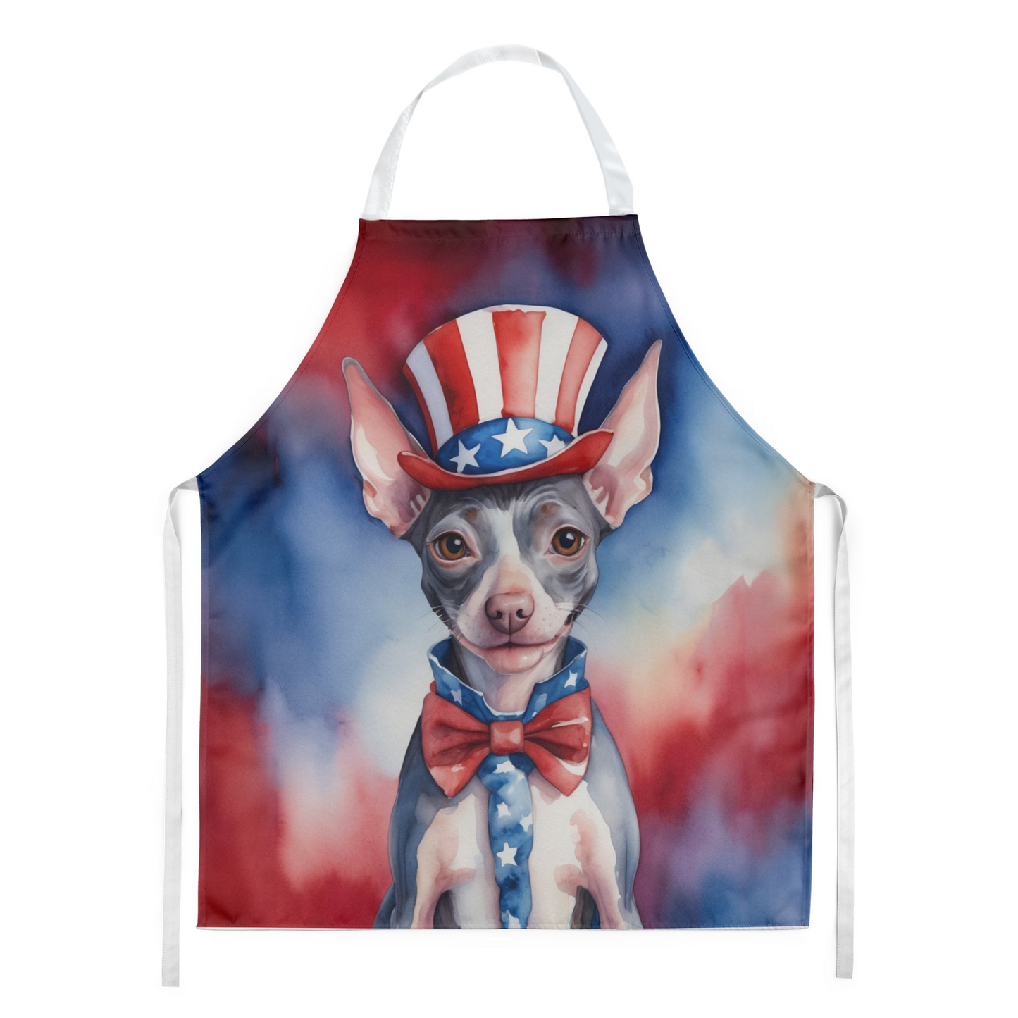 American Hairless Terrier Patriotic American Apron