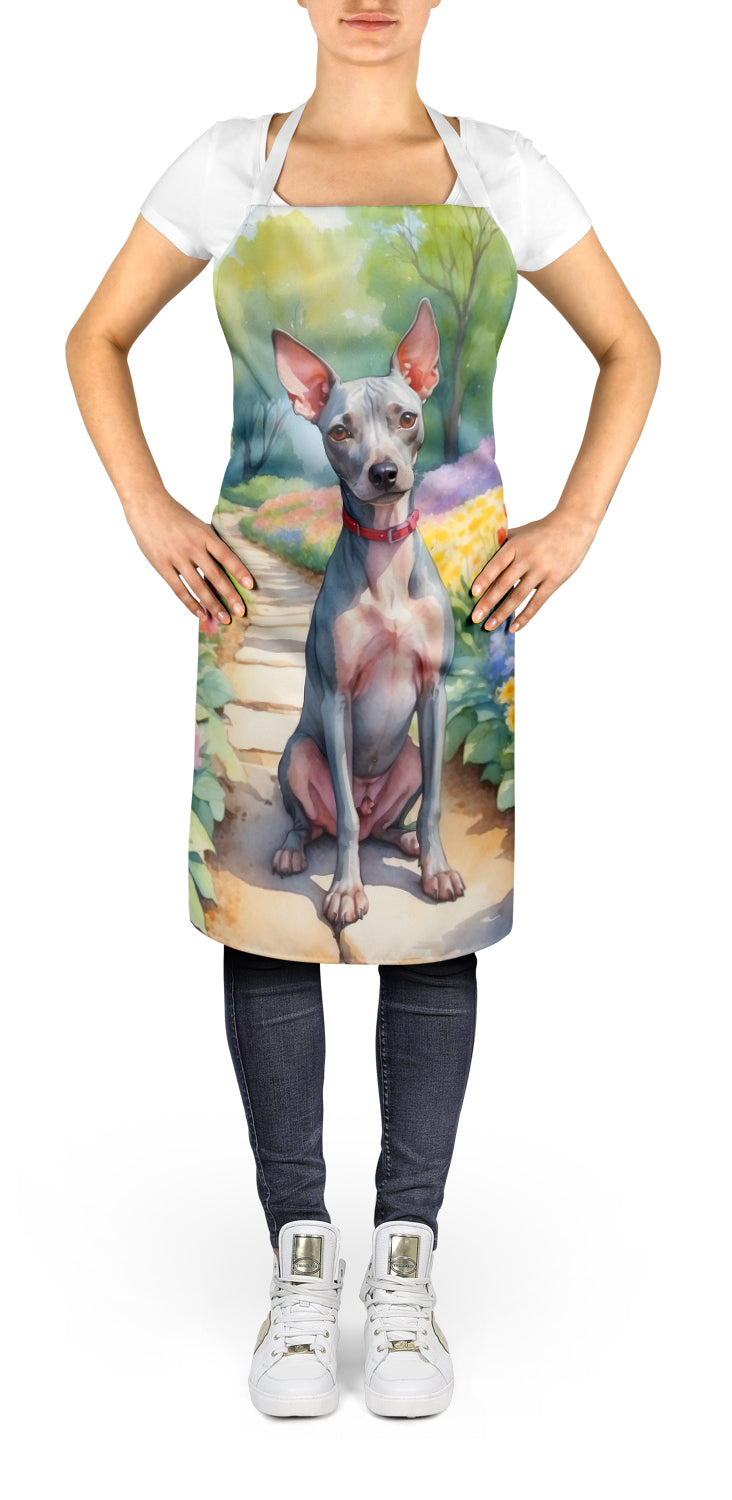 American Hairless Terrier Spring Garden Apron