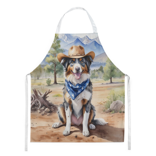 Australian Shepherd Cowboy Welcome Apron