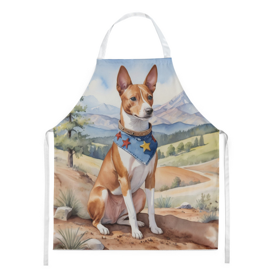 Basenji Cowboy Welcome Apron