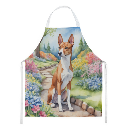 Basenji Spring Garden Apron