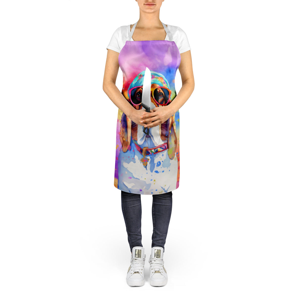 Basset Hound Hippie Dawg Apron