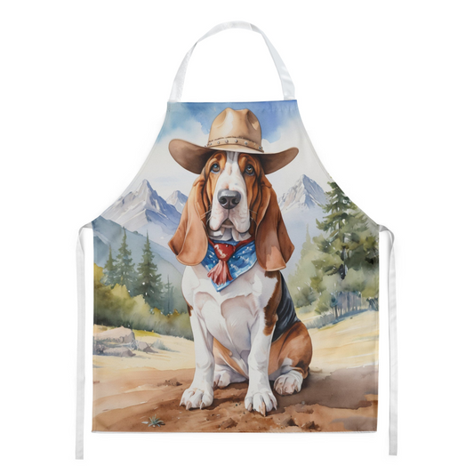 Basset Hound Cowboy Welcome Apron