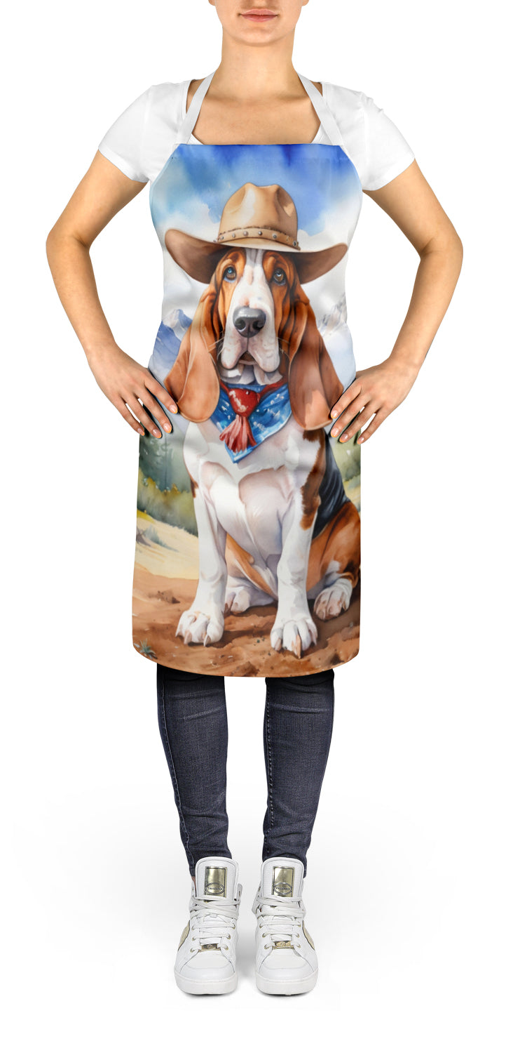 Basset Hound Cowboy Welcome Apron