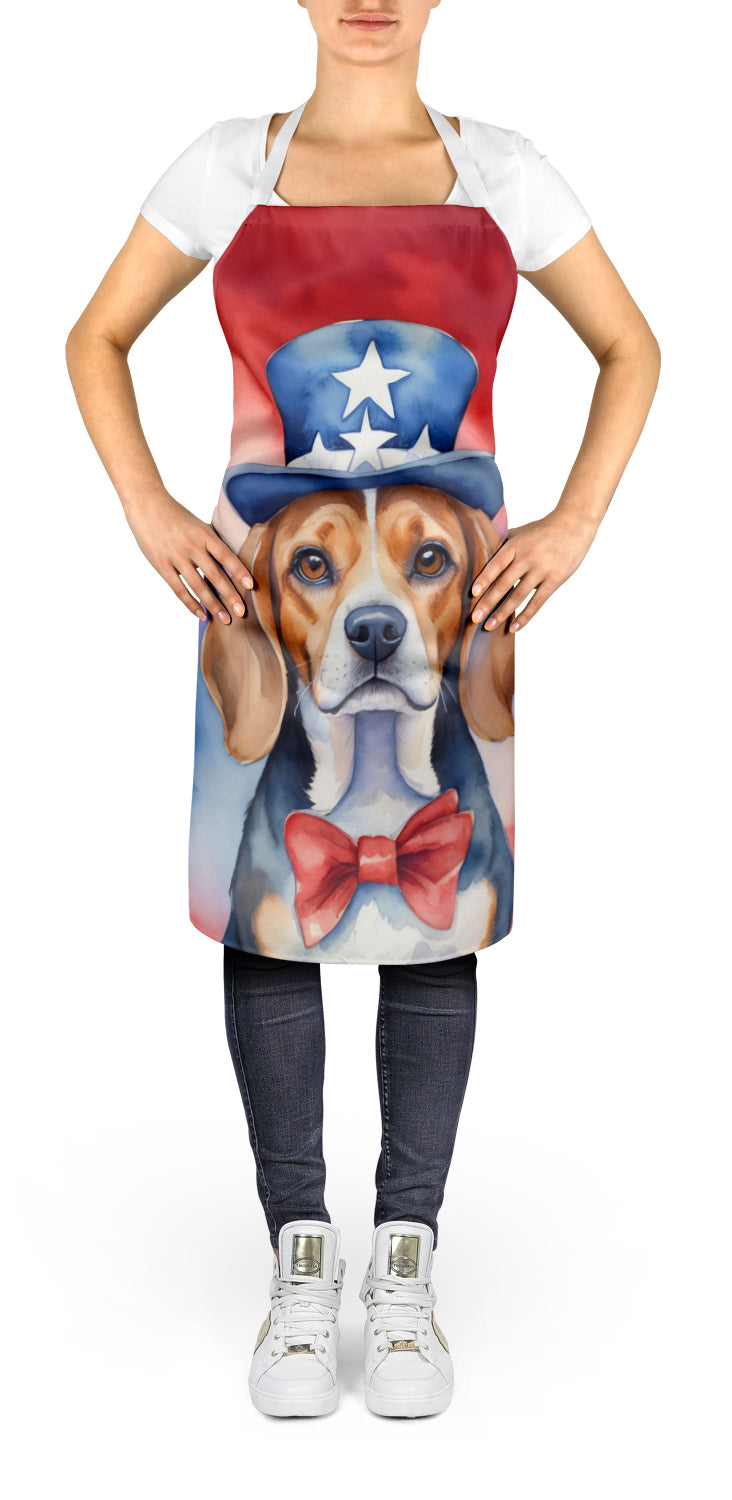 Beagle Patriotic American Apron