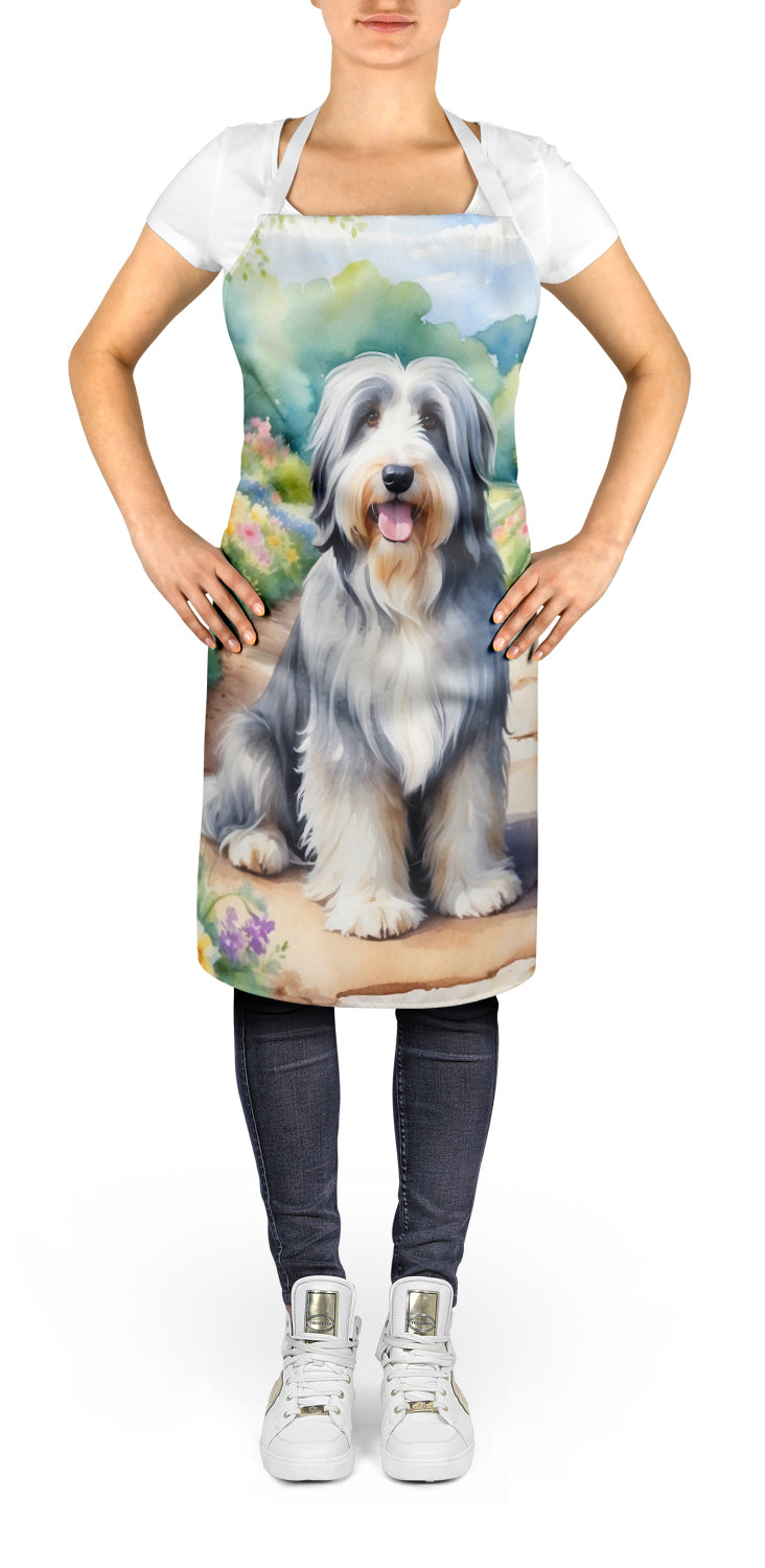 Bearded Collie Spring Garden Apron