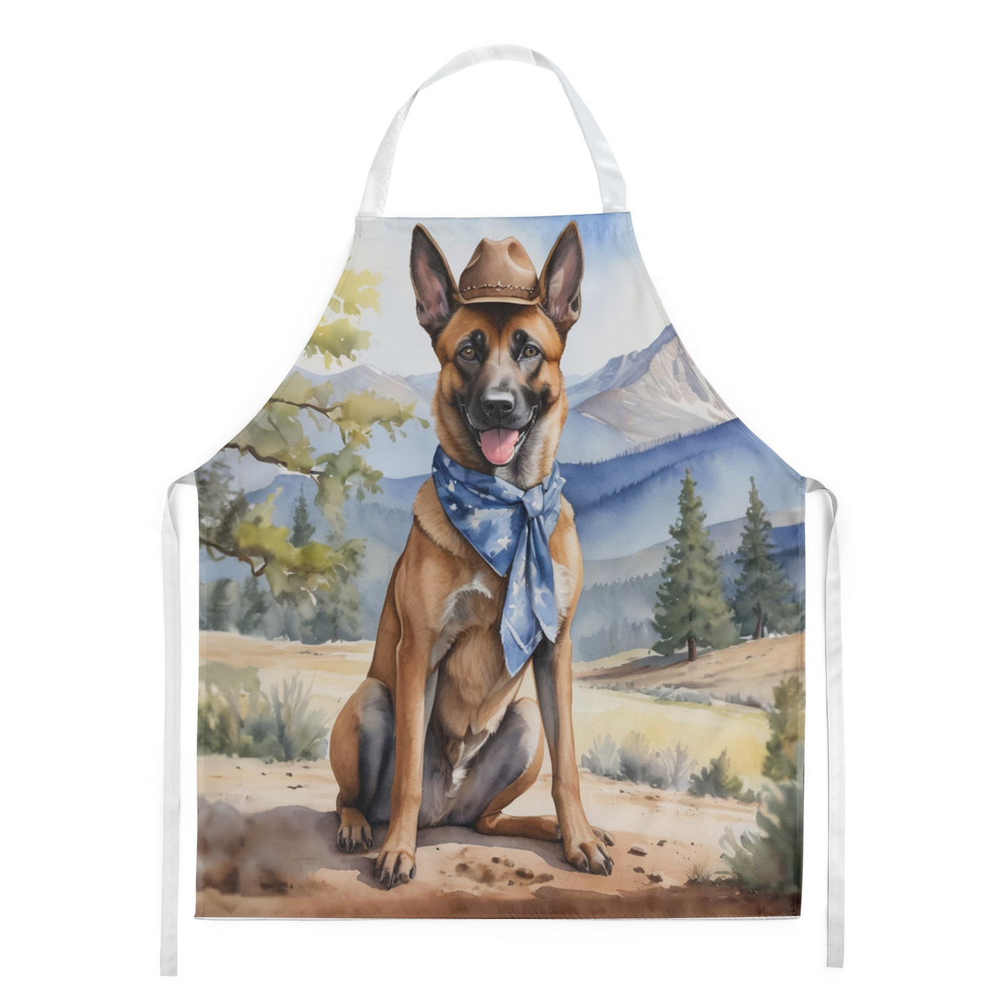 Belgian Malinois Cowboy Welcome Apron