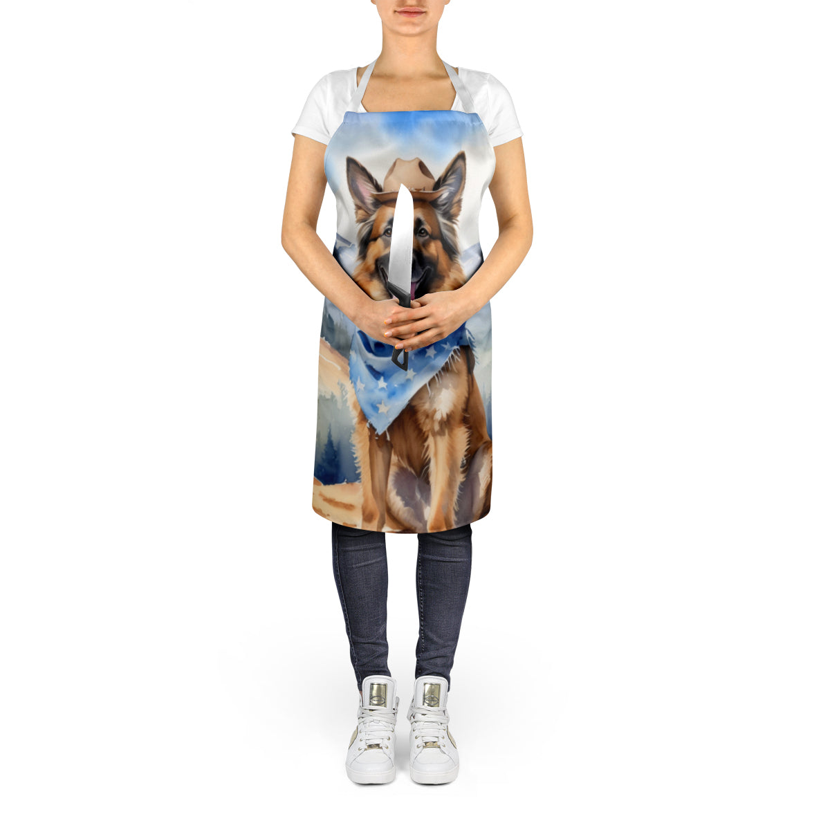 Belgian Tervuren Cowboy Welcome Apron