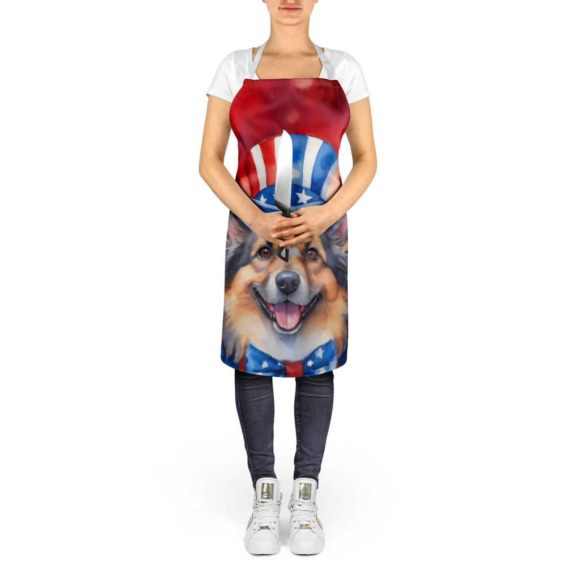 Belgian Tervuren Patriotic American Apron