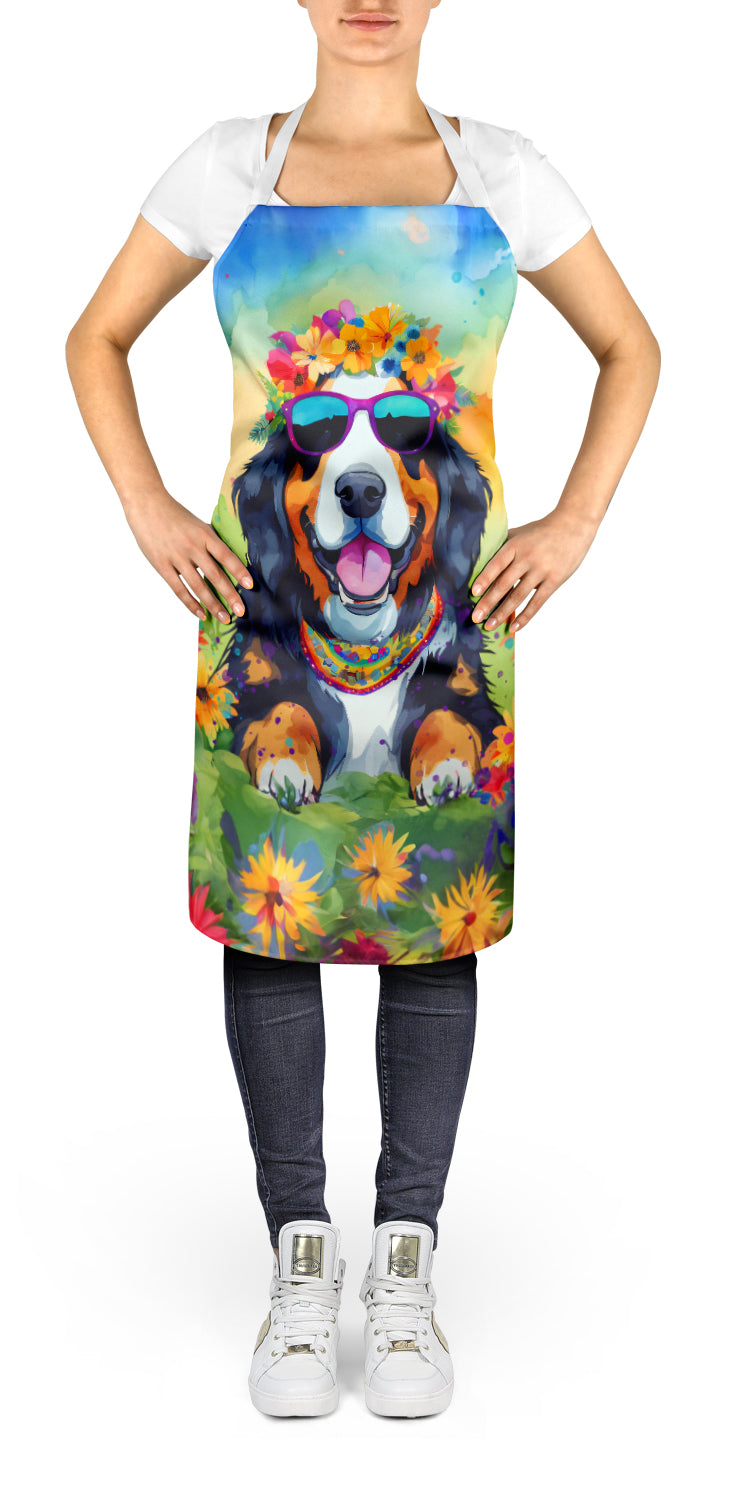 Bernese Mountain Dog Hippie Dawg Apron