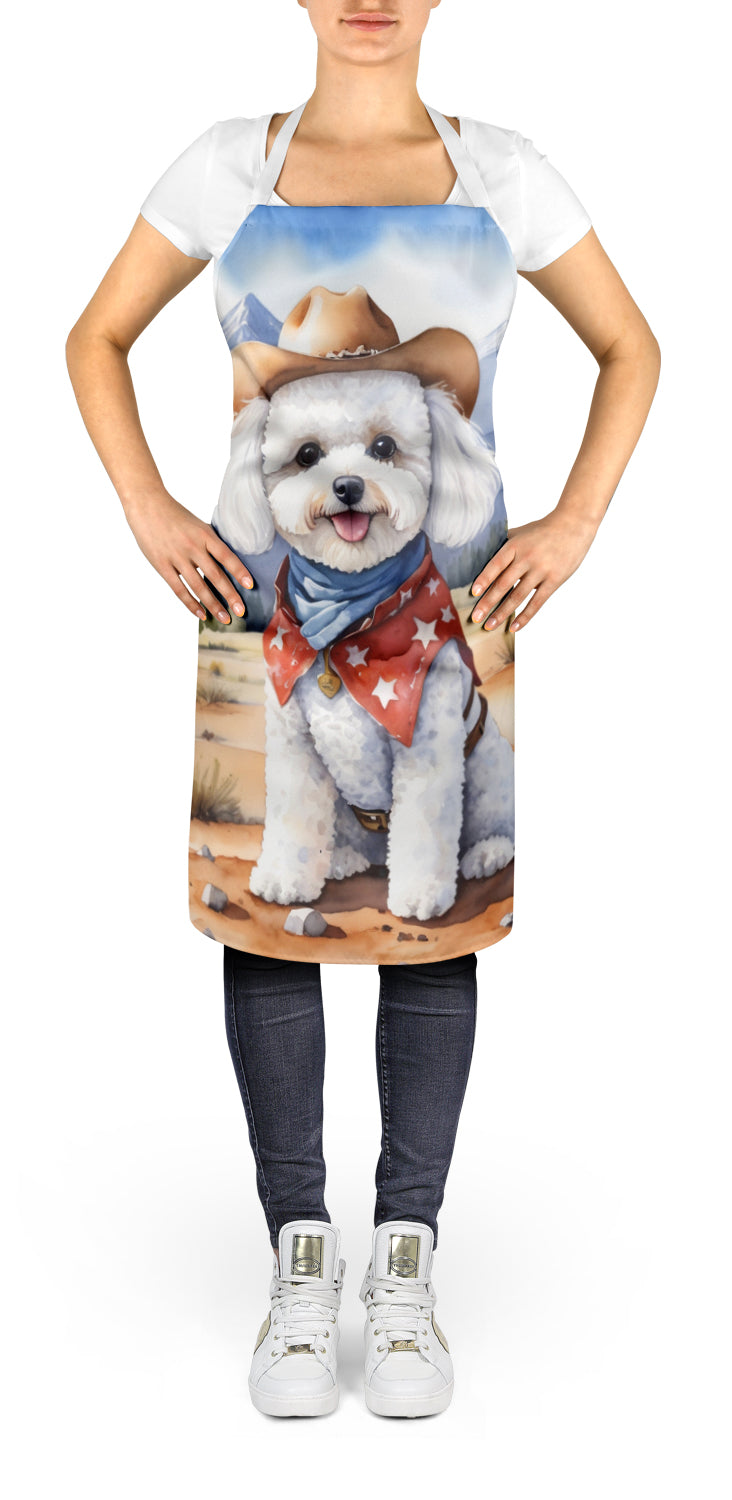 Bichon Frise Cowboy Welcome Apron