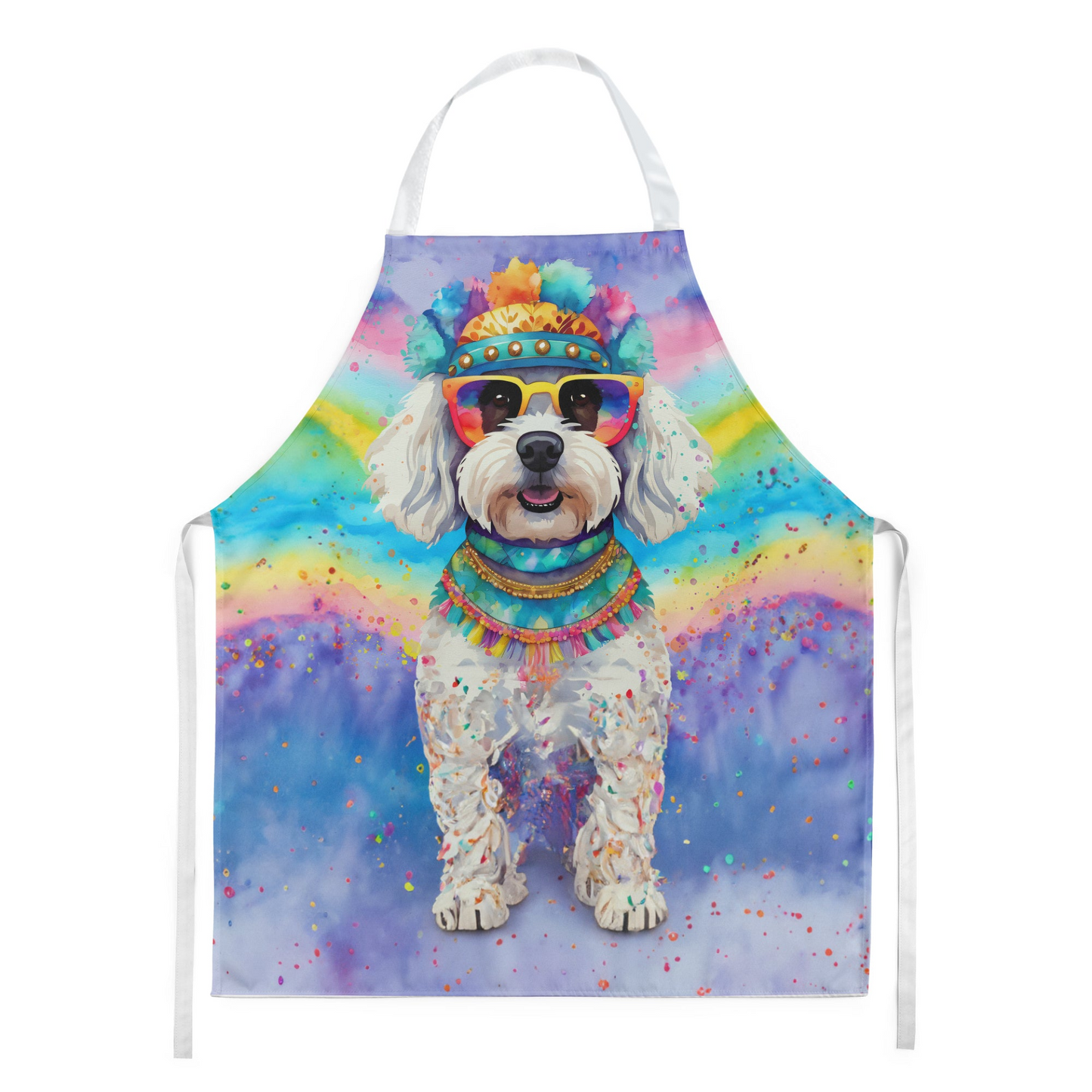 Bichon Frise Hippie Dawg Apron