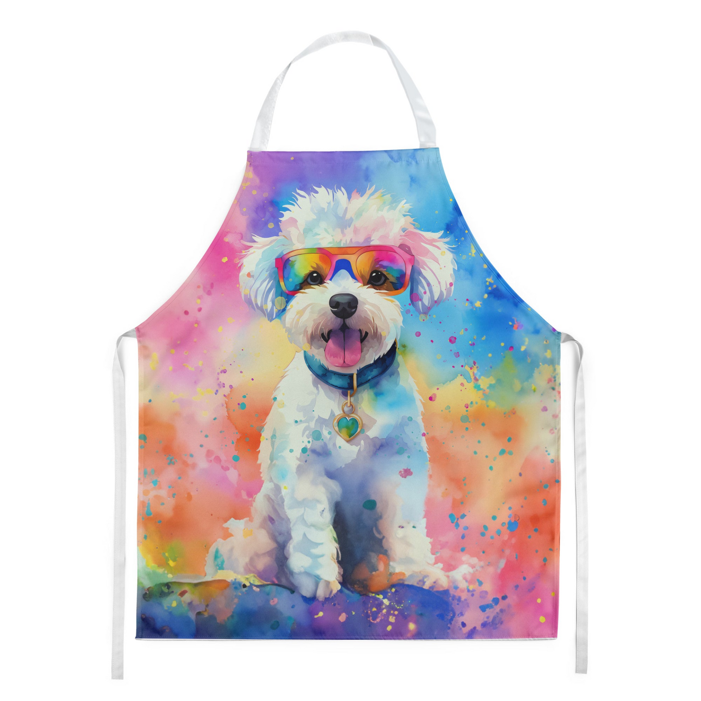 Bichon Frise Hippie Dawg Apron