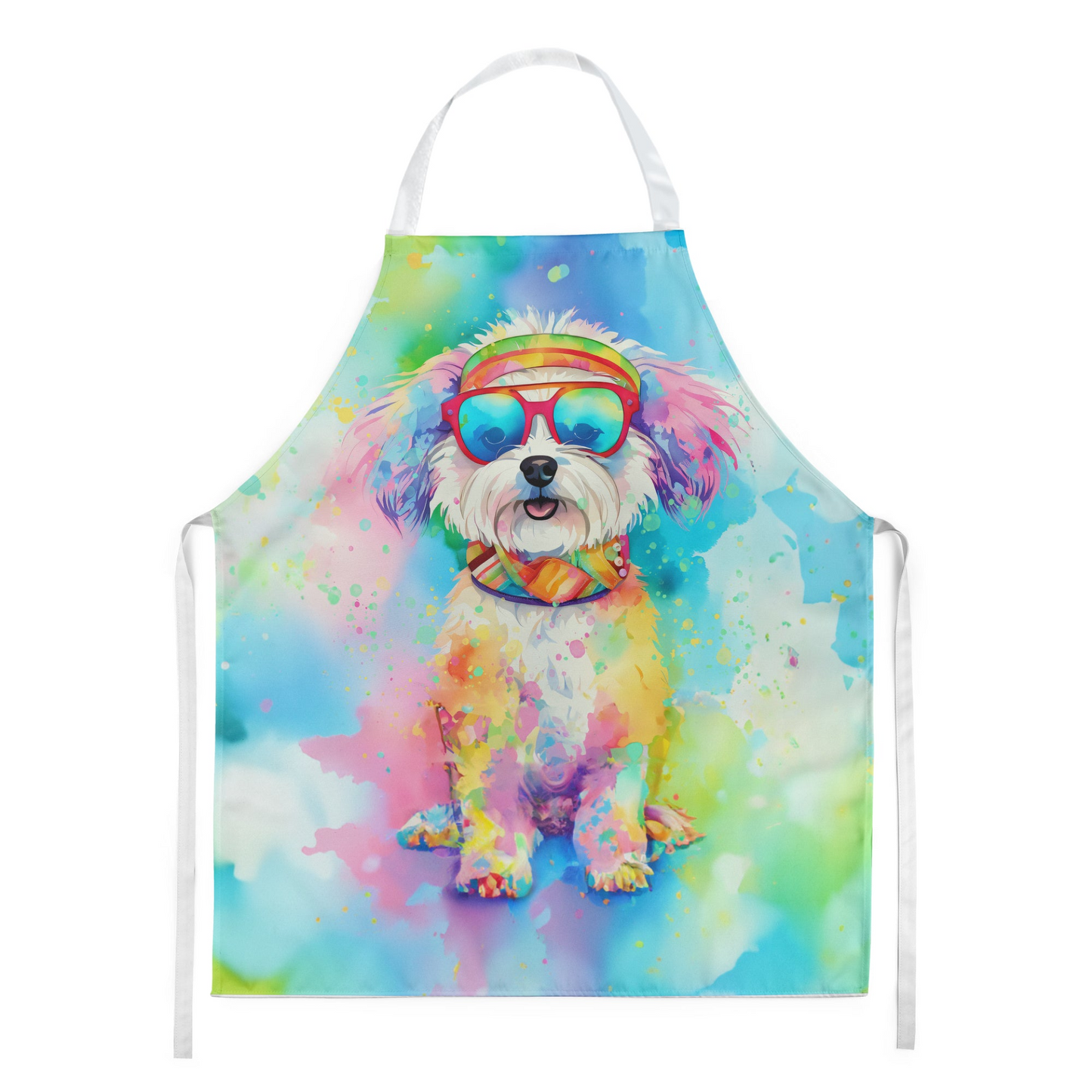 Bichon Frise Hippie Dawg Apron