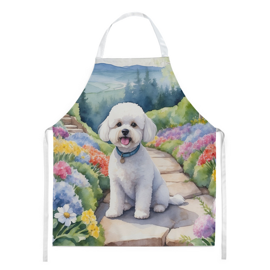 Bichon Frise Spring Path Apron