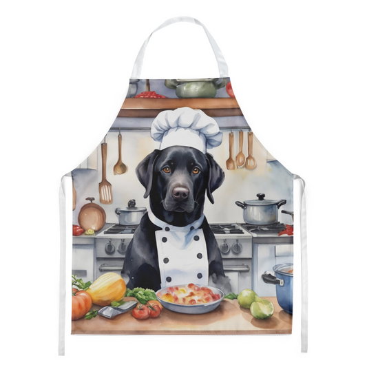 Black Labrador Retriever The Chef Apron