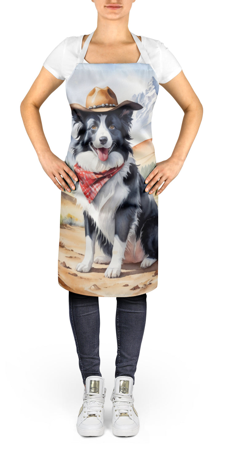 Border Collie Cowboy Welcome Apron