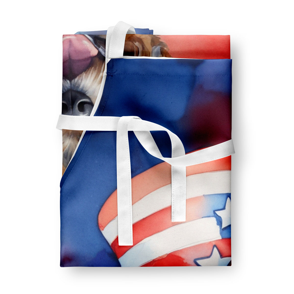 Border Terrier Patriotic American Apron