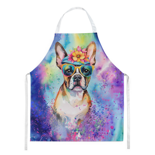 Boston Terrier Hippie Dawg Apron