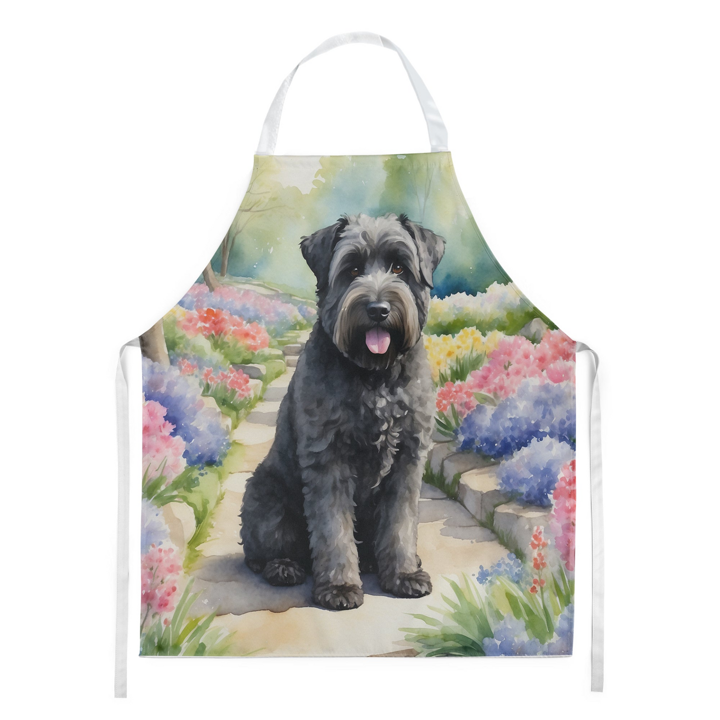 Bouvier des Flandres Spring Path Apron