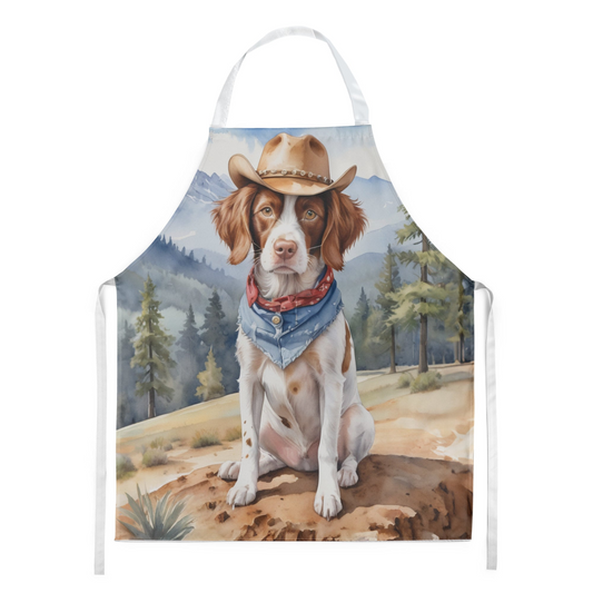 Brittany Spaniel Cowboy Welcome Apron