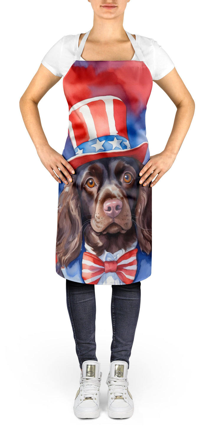 Boykin Spaniel Patriotic American Apron