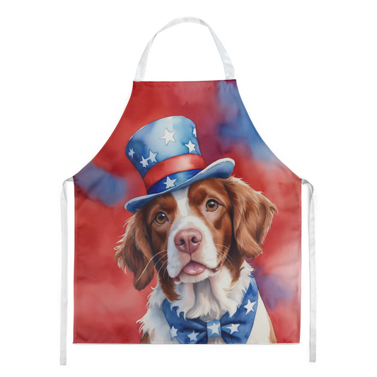 Brittany Spaniel Patriotic American Apron