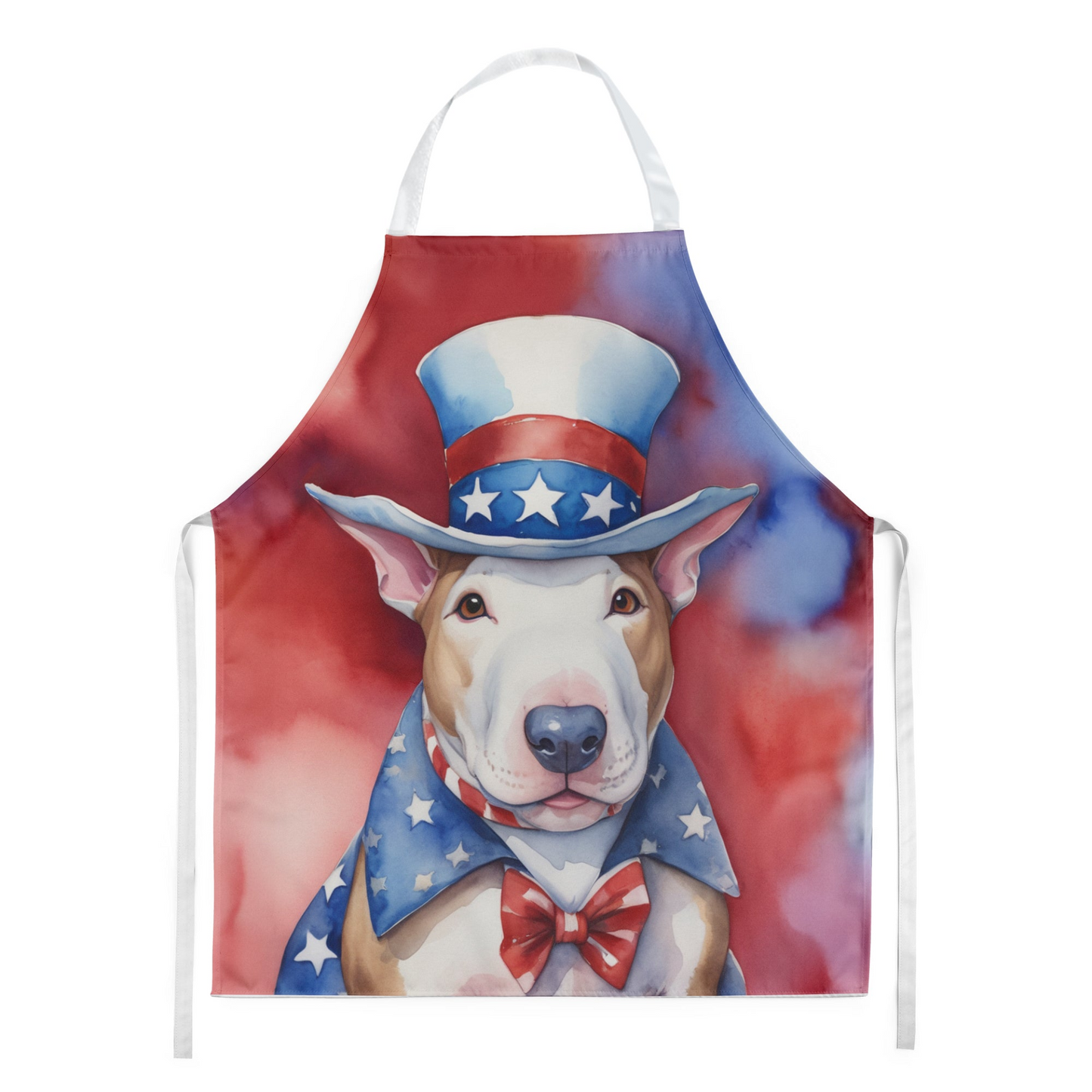 Bull Terrier Patriotic American Apron