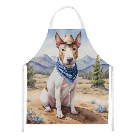 Bull Terrier Cowboy Welcome Apron