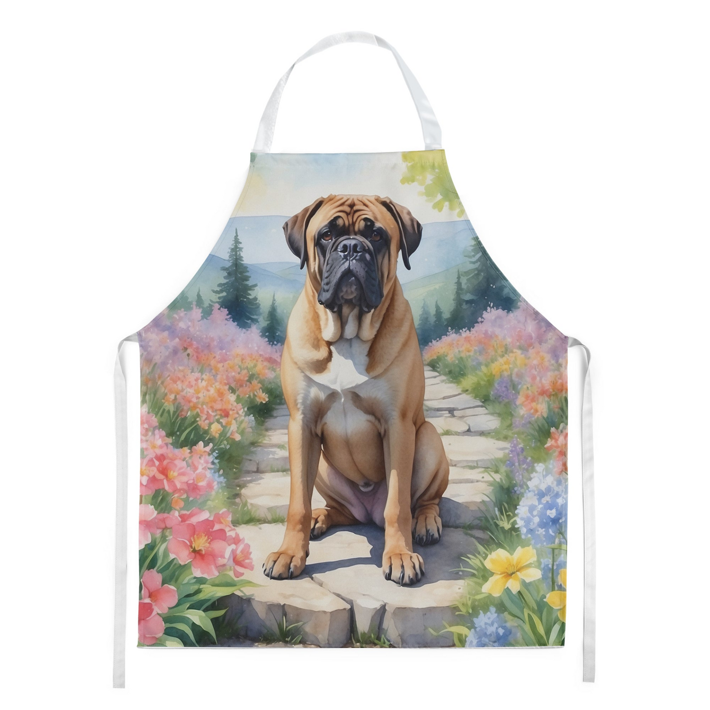 Bullmastiff Spring Path Apron