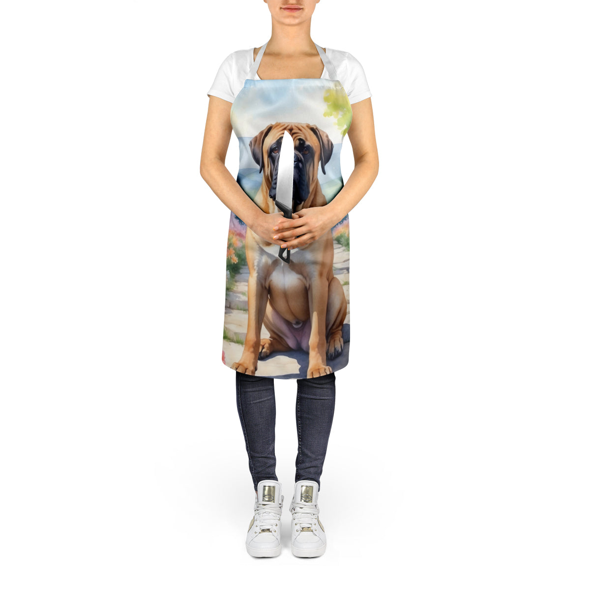 Bullmastiff Spring Path Apron