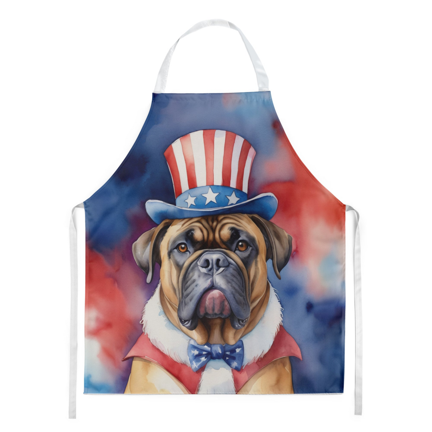 Bullmastiff Patriotic American Apron