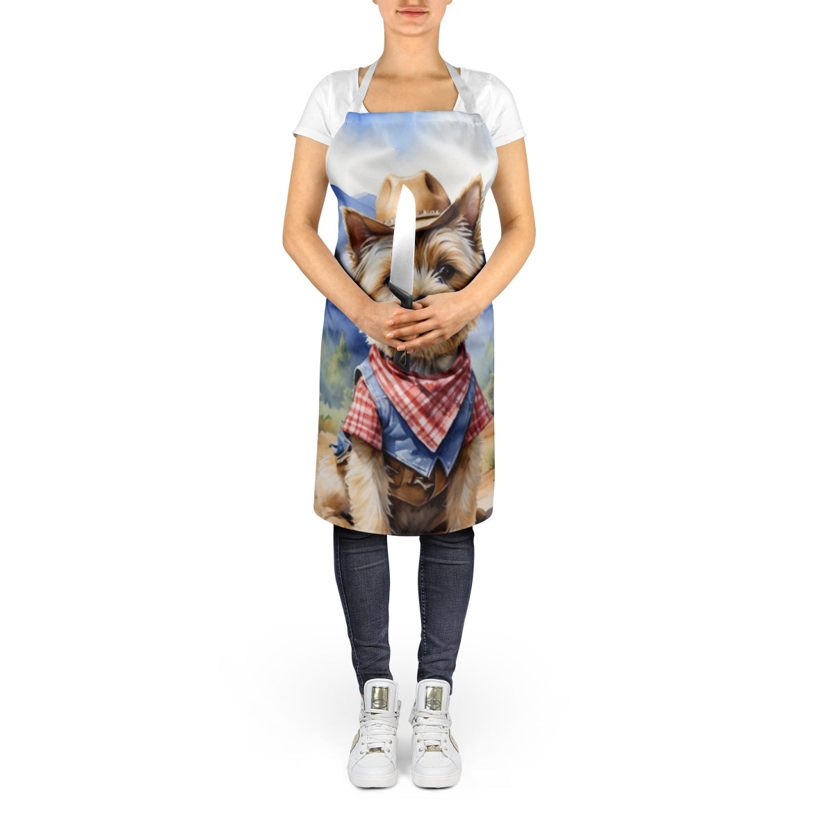 Cairn Terrier Cowboy Welcome Apron