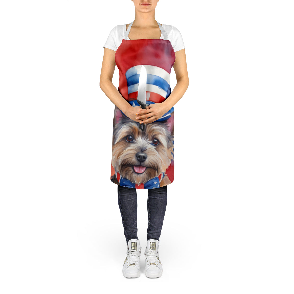 Cairn Terrier Patriotic American Apron