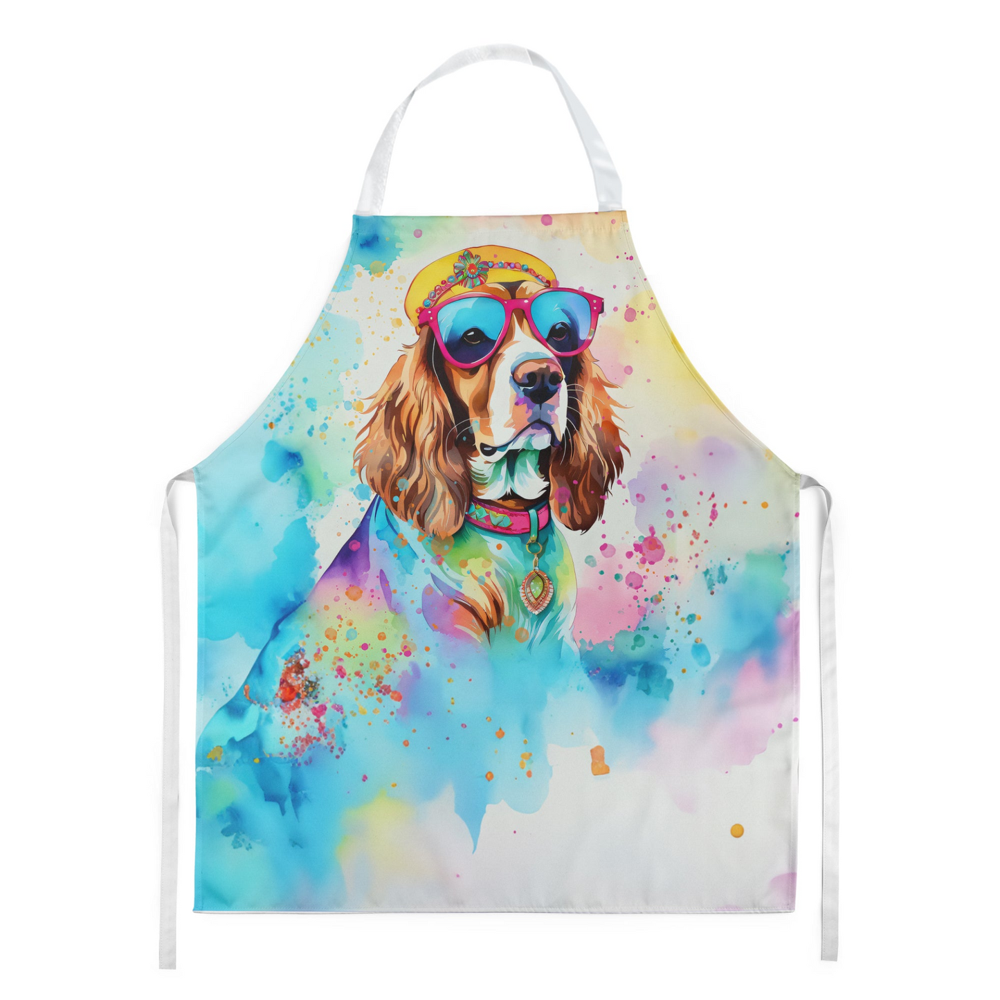 Cavalier Spaniel Hippie Dawg Apron