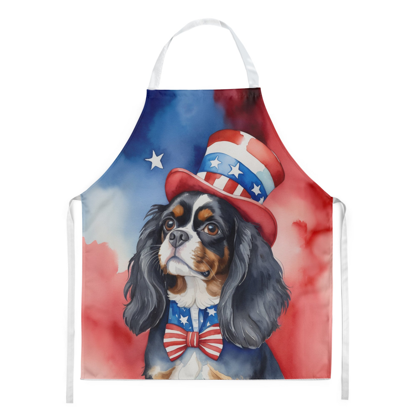 Cavalier Spaniel Patriotic American Apron