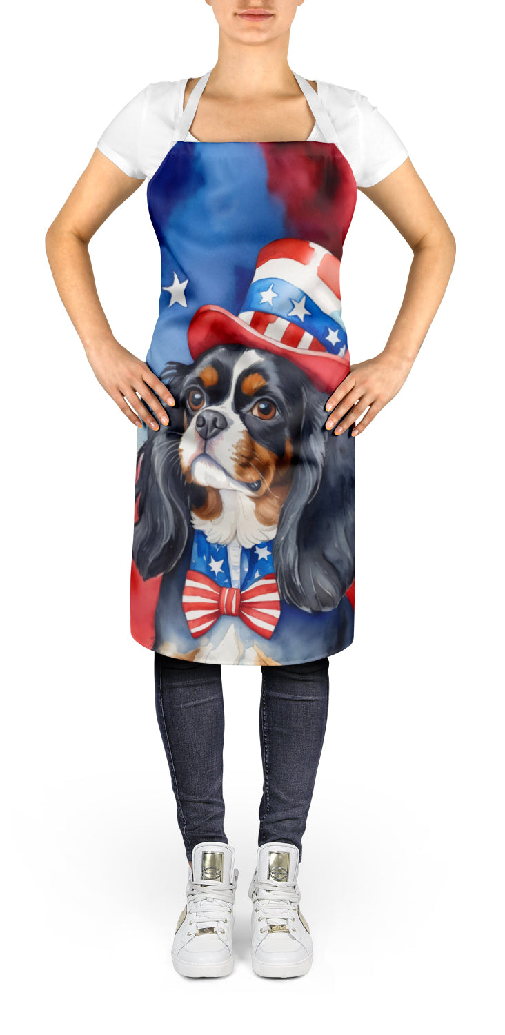 Cavalier Spaniel Patriotic American Apron