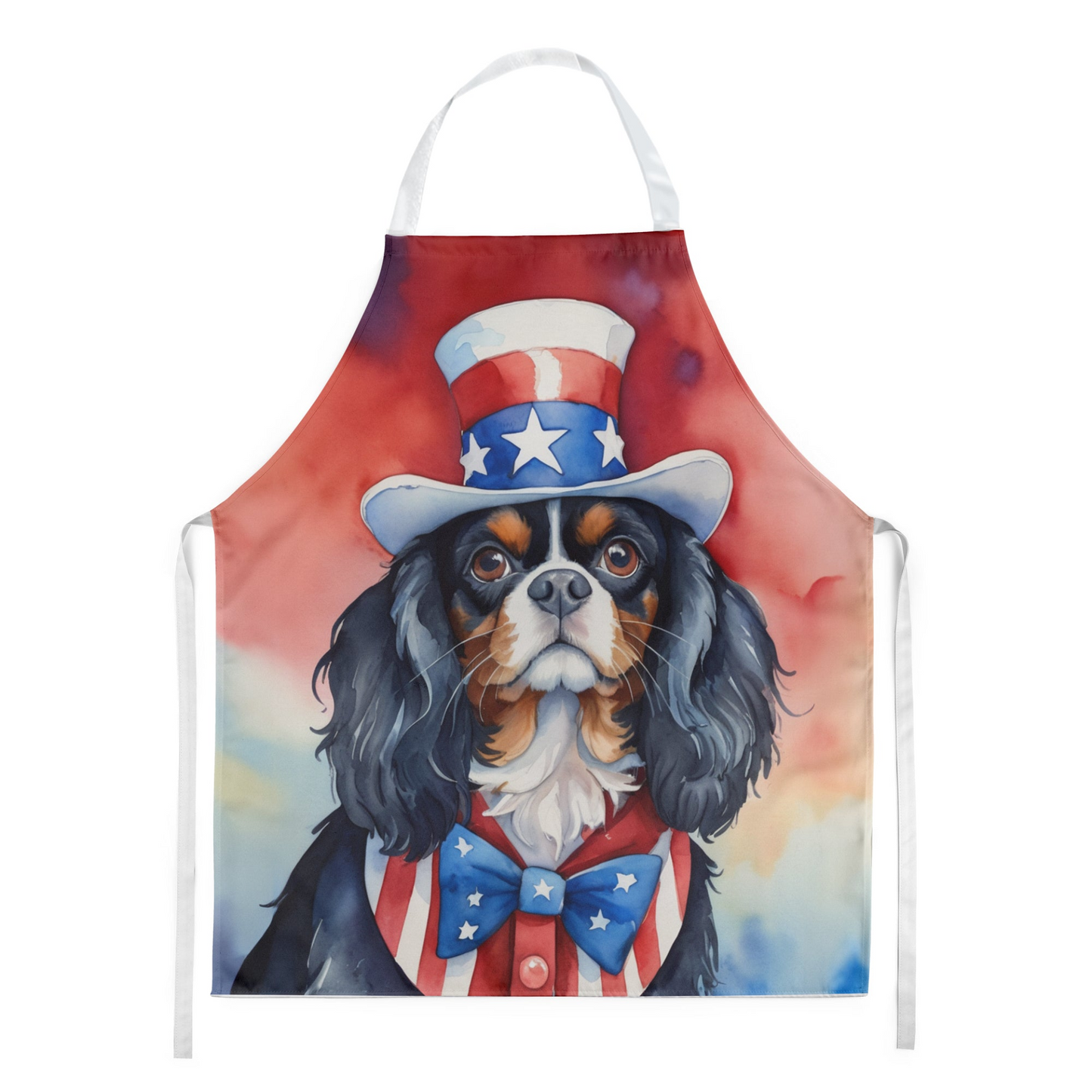 Cavalier Spaniel Patriotic American Apron