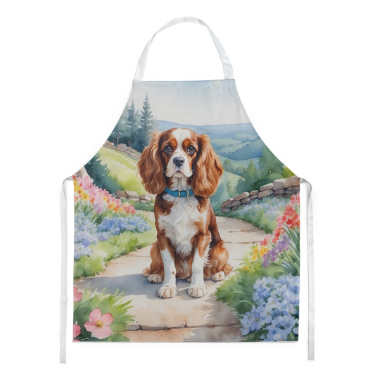 Cavalier Spaniel Spring Path Apron