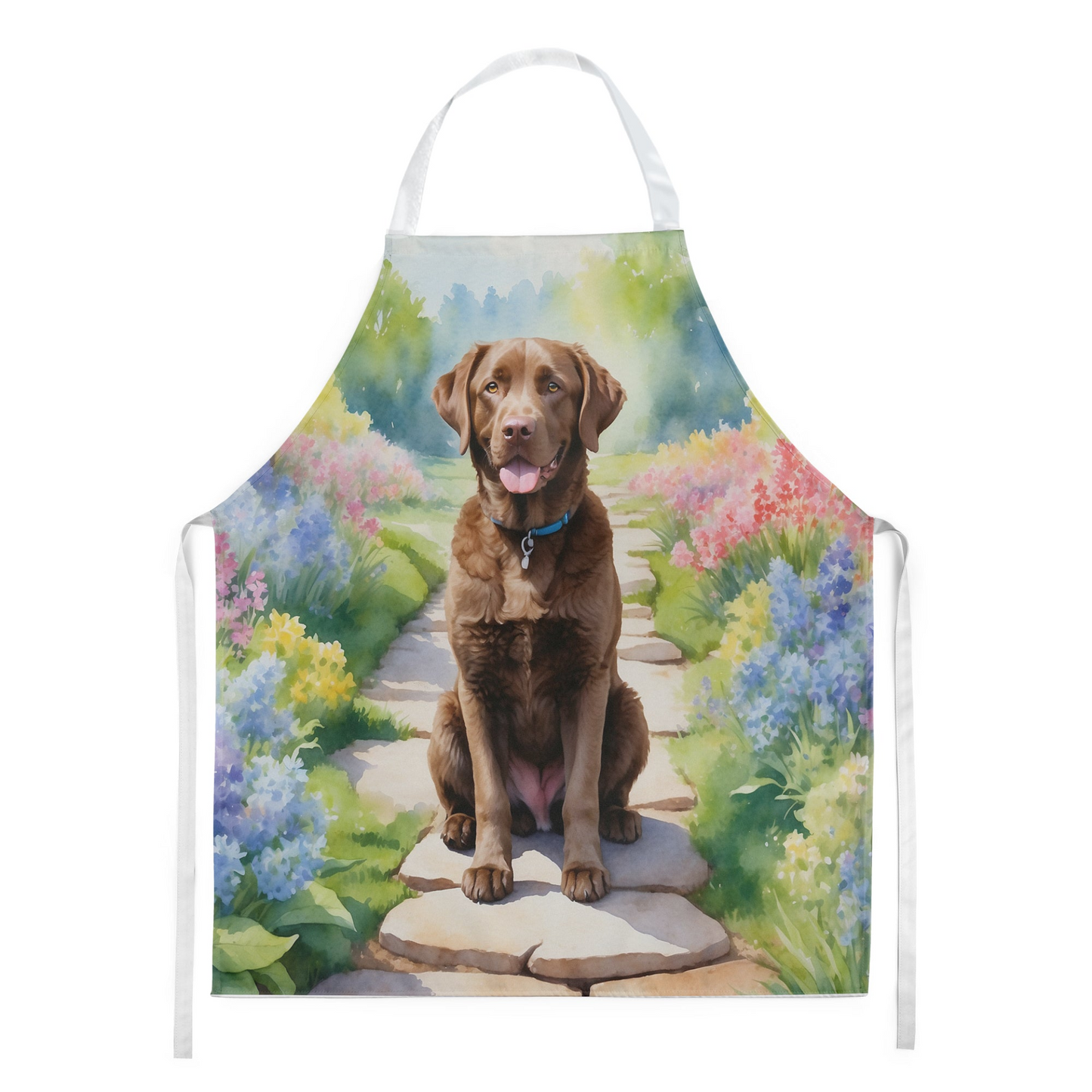 Chesapeake Bay Retriever Spring Path Apron