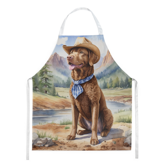 Chesapeake Bay Retriever Cowboy Welcome Apron