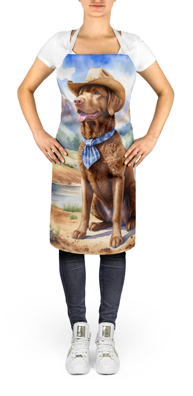 Chesapeake Bay Retriever Cowboy Welcome Apron