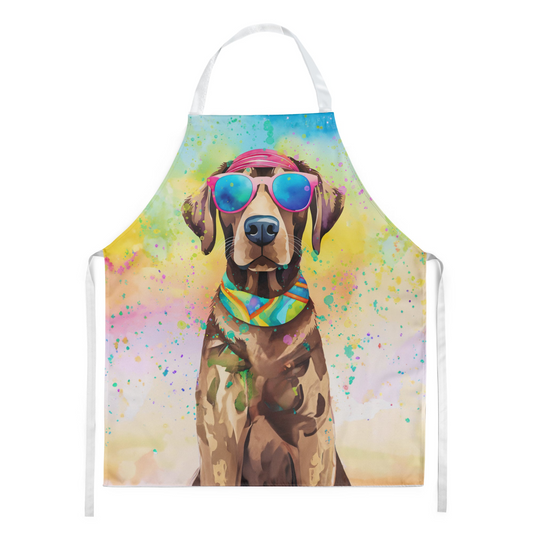 Chocolate Labrador Hippie Dawg Apron