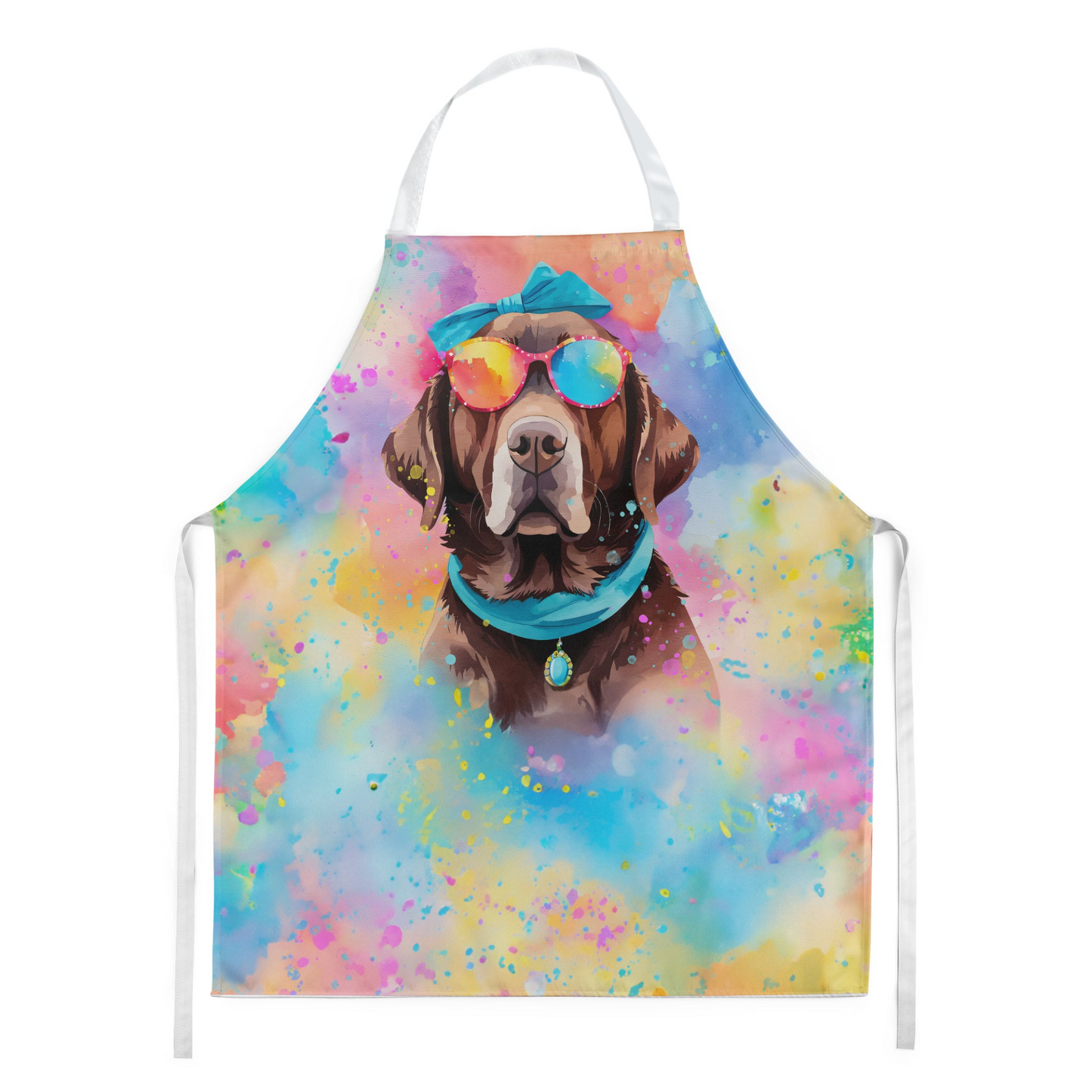 Chocolate Labrador Hippie Dawg Apron