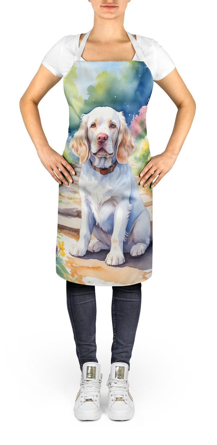 Clumber Spaniel Spring Path Apron