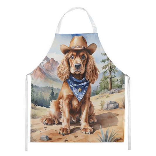 Cocker Spaniel Cowboy Welcome Apron