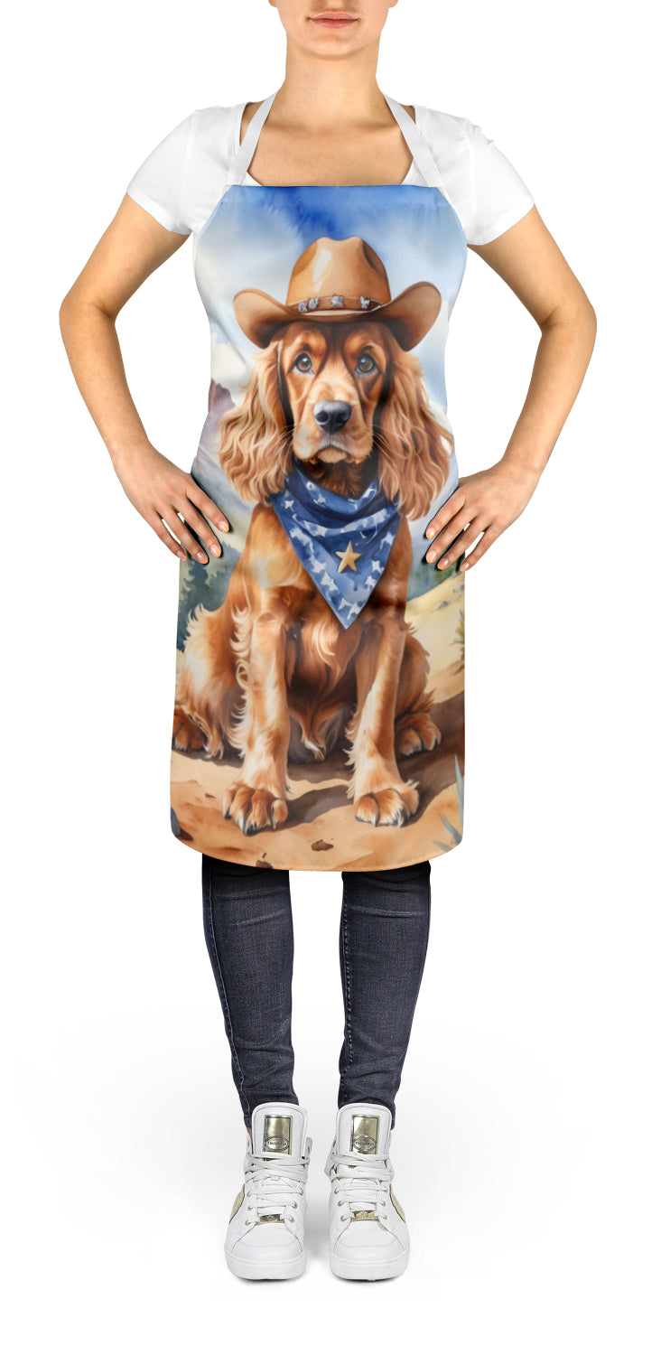 Cocker Spaniel Cowboy Welcome Apron